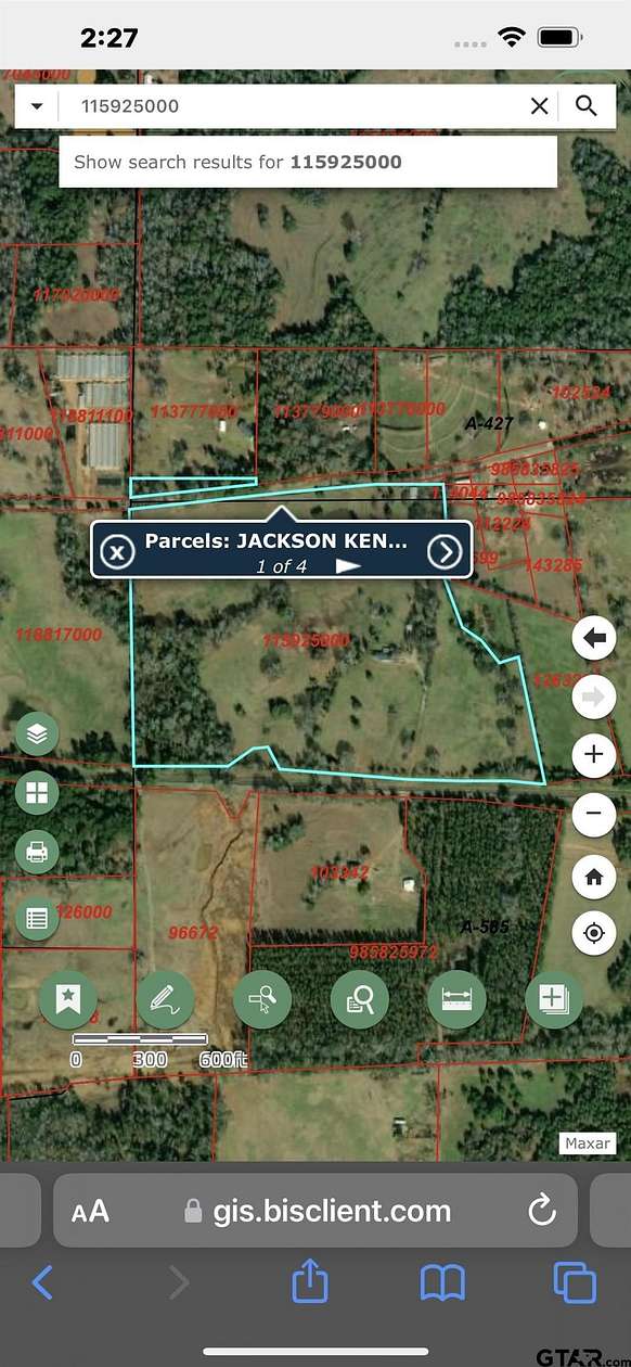 9 Acres of Residential Land for Sale in Jacksonville, Texas
