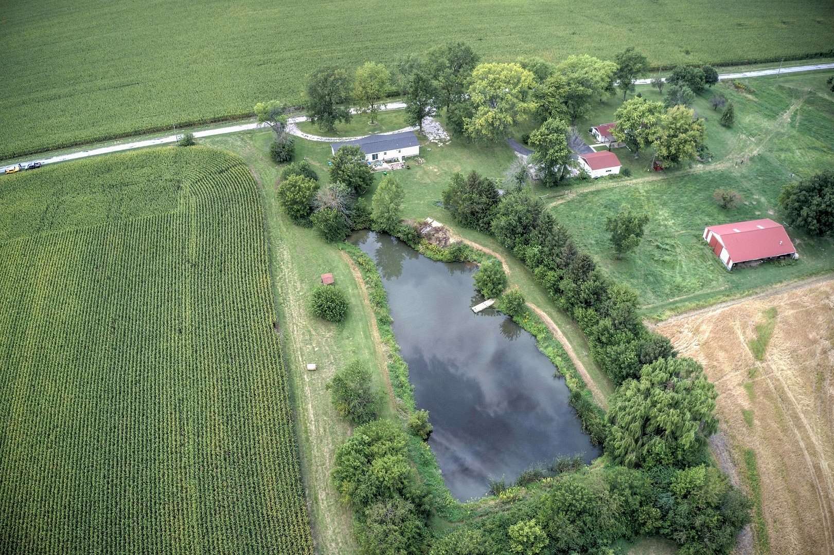 4 Acres of Residential Land with Home for Sale in Tuscola, Illinois