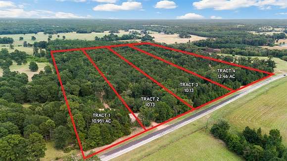 10.91 Acres of Recreational Land for Sale in Gilmer, Texas