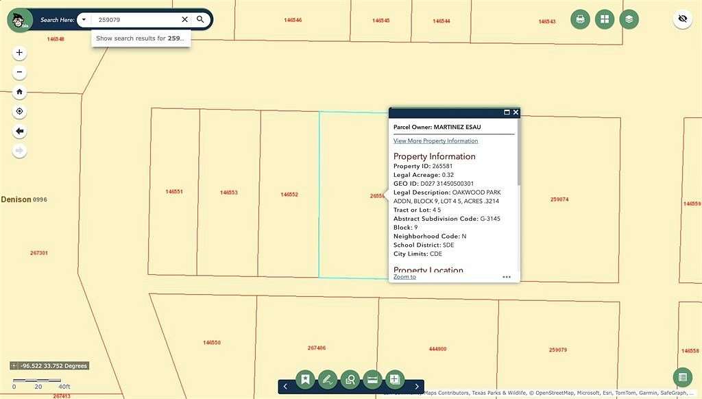 0.321 Acres of Land for Sale in Denison, Texas