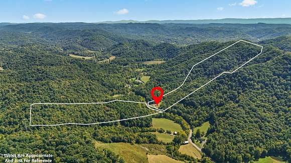 57 Acres of Land with Home for Sale in Bristol, Virginia