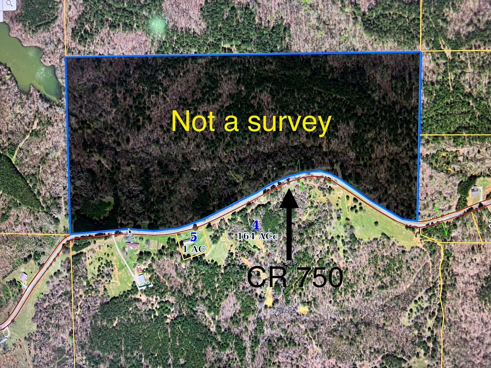 69 Acres of Recreational Land for Sale in Dumas, Mississippi