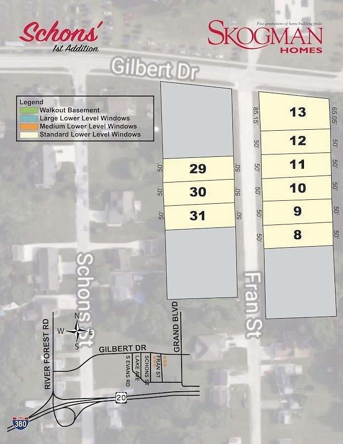 0.18 Acres of Residential Land for Sale in Evansdale, Iowa