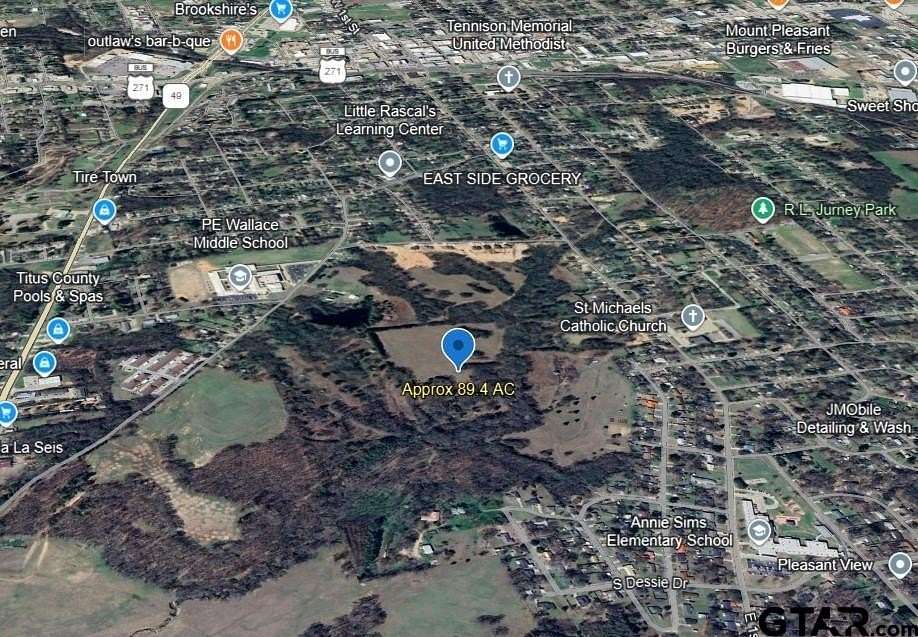 89.4 Acres of Land for Sale in Mount Pleasant, Texas