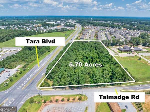 5.7 Acres of Commercial Land for Sale in Hampton, Georgia