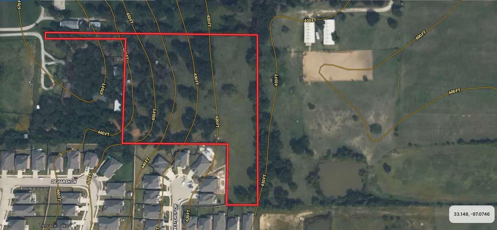 6.4 Acres of Land for Sale in Corinth, Texas