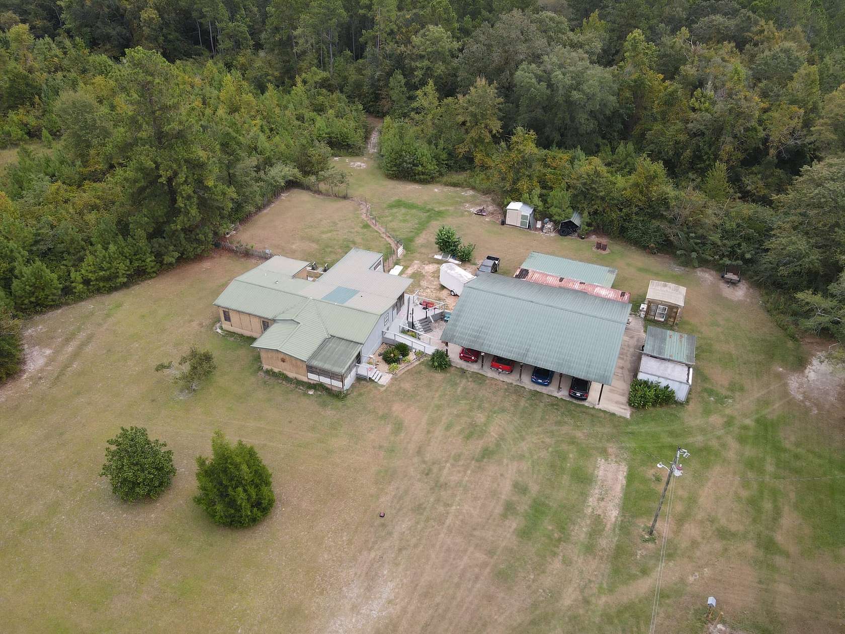 18 Acres of Land with Home for Sale in Blakely, Georgia