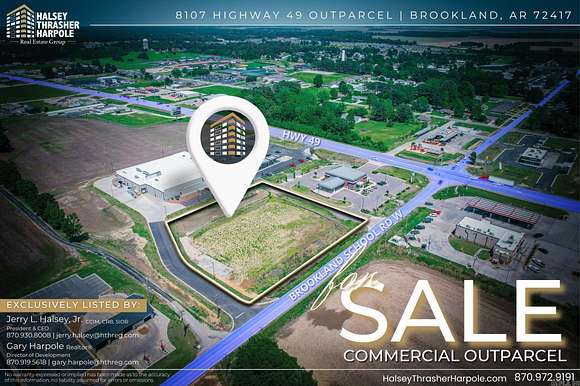 1.42 Acres of Mixed-Use Land for Sale in Brookland, Arkansas