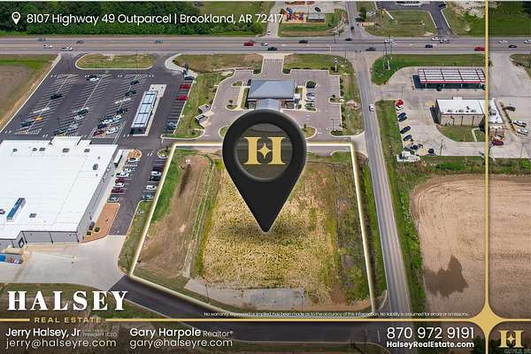 1.42 Acres of Mixed-Use Land for Sale in Brookland, Arkansas