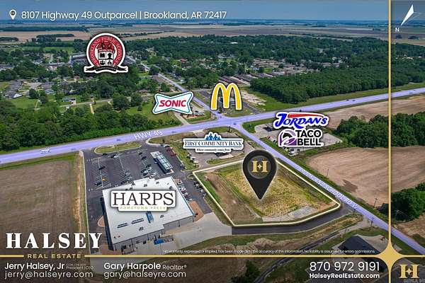 1.42 Acres of Mixed-Use Land for Sale in Brookland, Arkansas