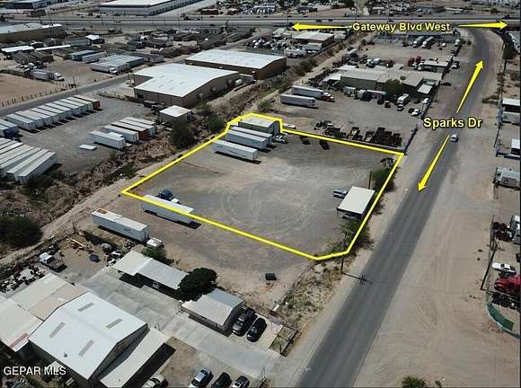 1.02 Acres of Commercial Land for Sale in El Paso, Texas