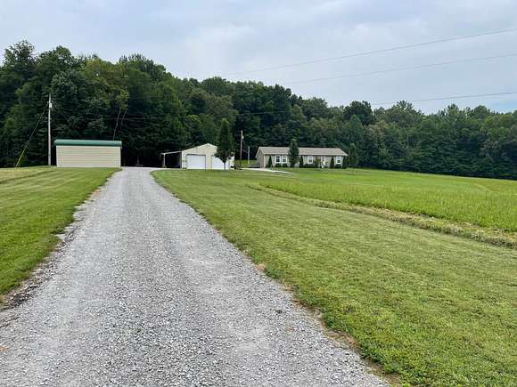 37.68 Acres of Land with Home for Sale in Greensburg, Kentucky