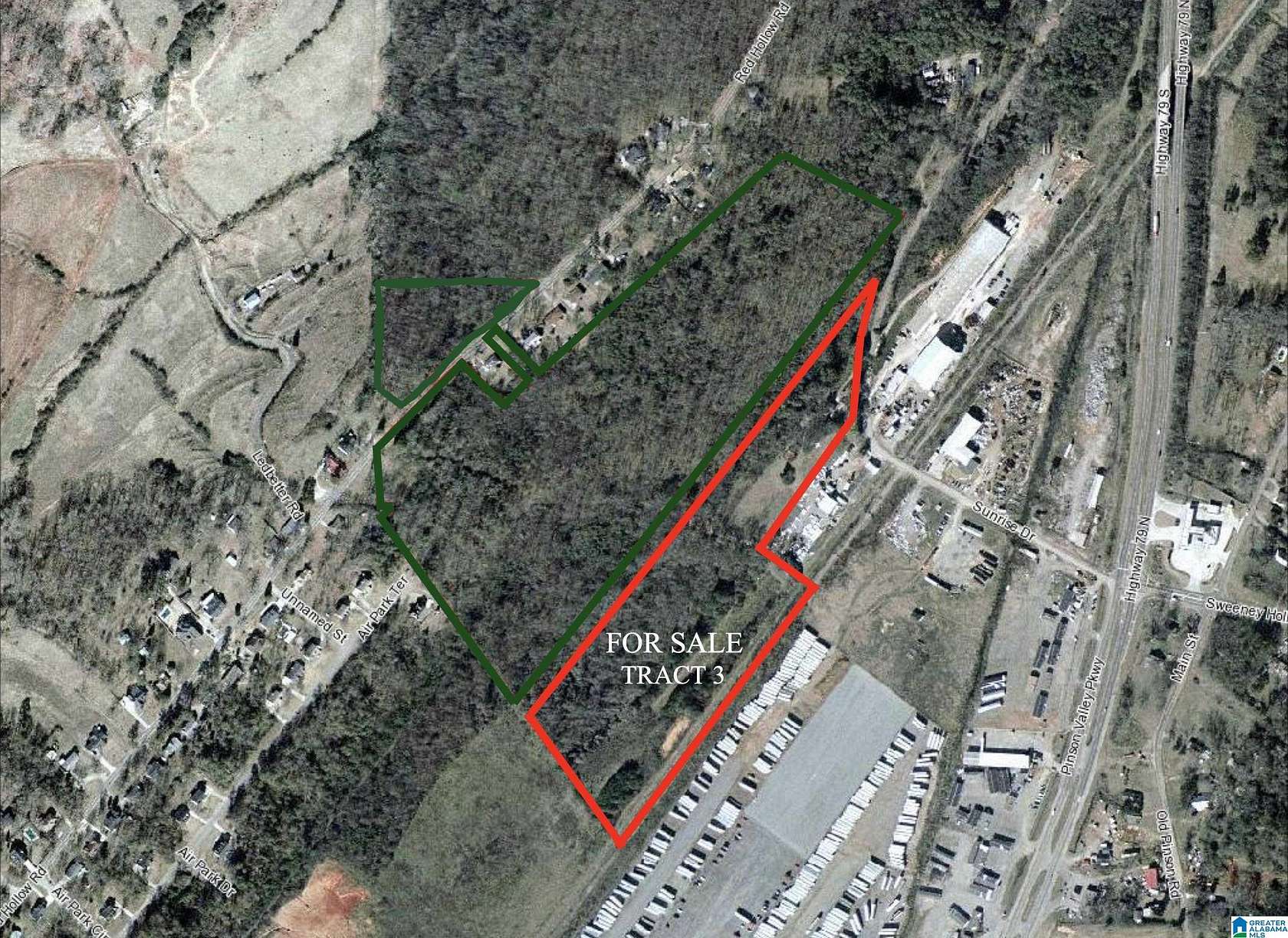 16.31 Acres of Mixed-Use Land for Sale in Pinson, Alabama