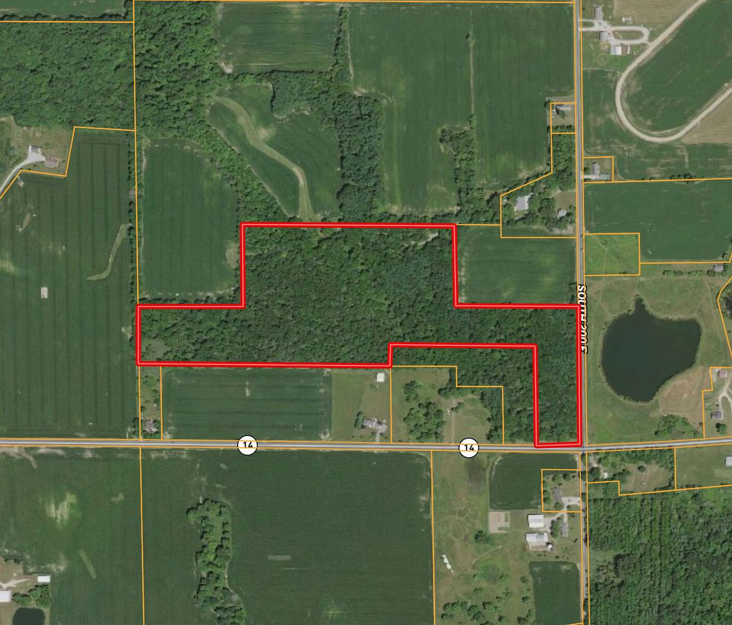 36 Acres of Recreational Land for Sale in Claypool, Indiana