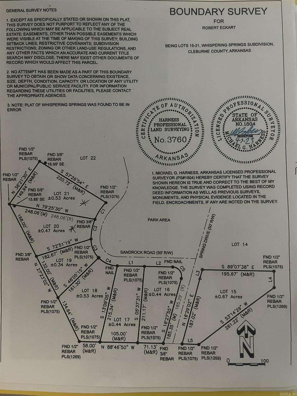 2.48 Acres of Residential Land for Sale in Higden, Arkansas