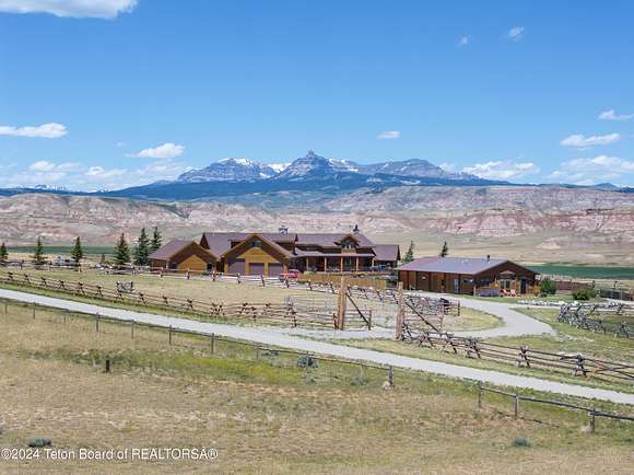 72 Acres of Agricultural Land with Home for Sale in Dubois, Wyoming