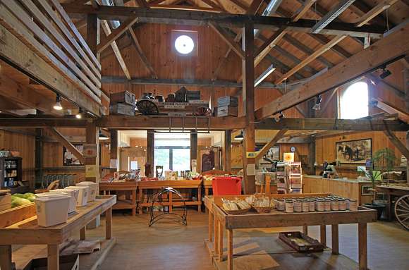 Post & beam barn with full grocery store and cider mill