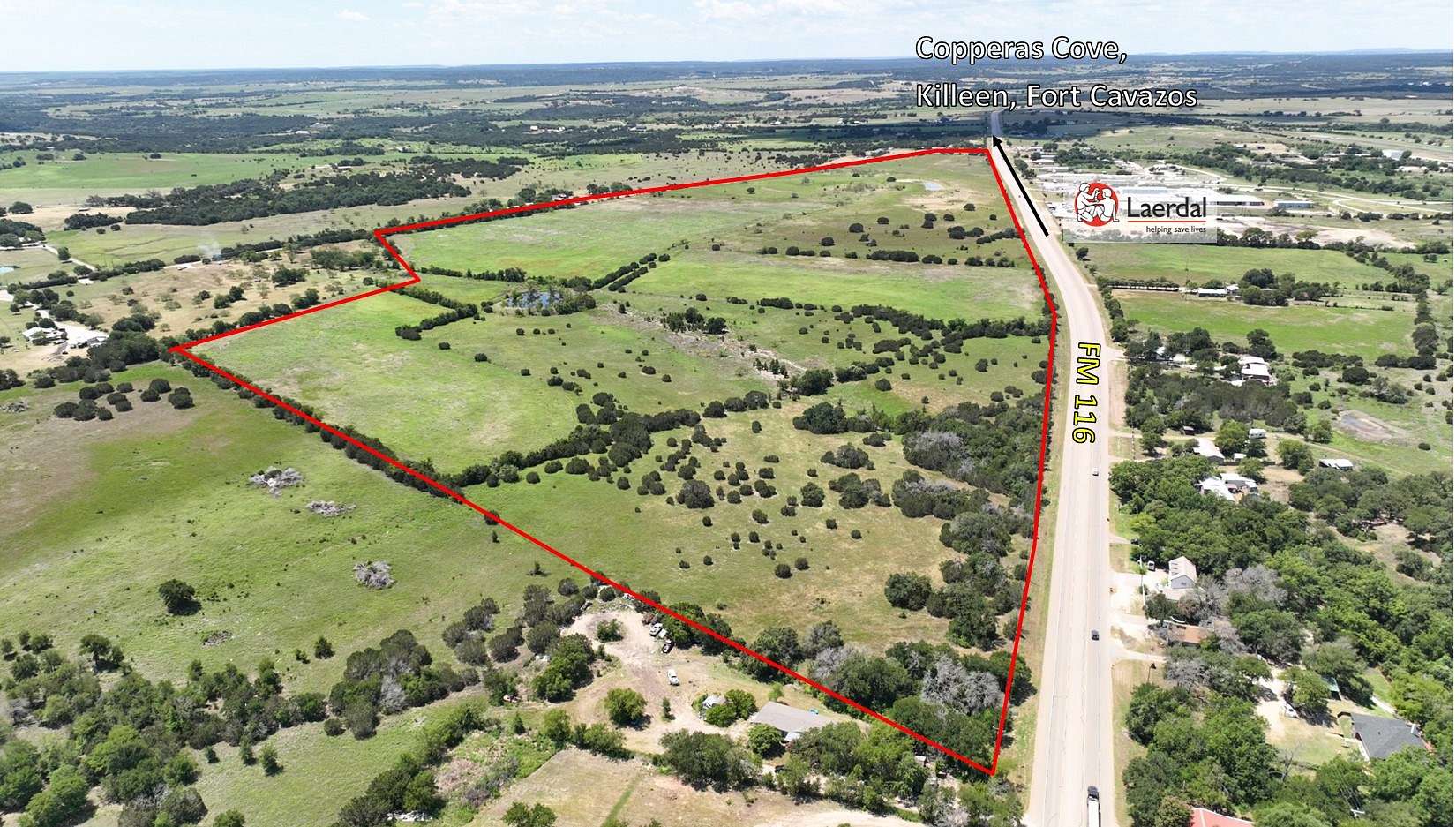 124 Acres of Land for Sale in Gatesville, Texas