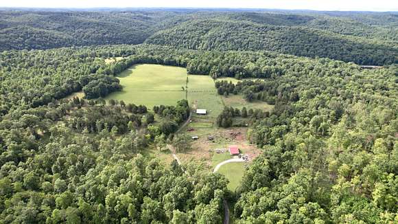 54 Acres of Agricultural Land with Home for Sale in Somerset, Kentucky