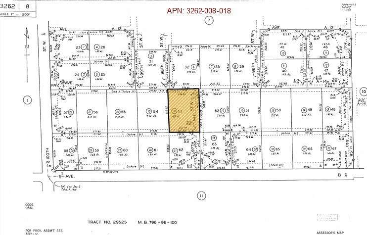 2.526 Acres of Residential Land for Sale in Lancaster, California