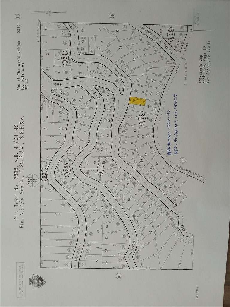 0.074 Acres of Land for Sale in Cedar Glen, California