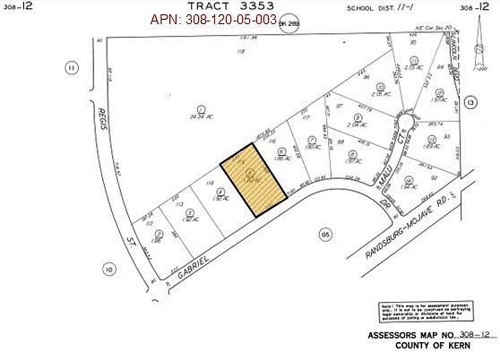 1.92 Acres of Residential Land for Sale in California City, California