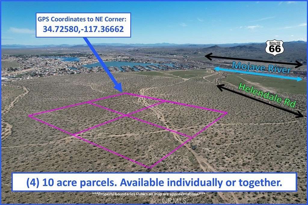 10 Acres of Recreational Land for Sale in Helendale, California