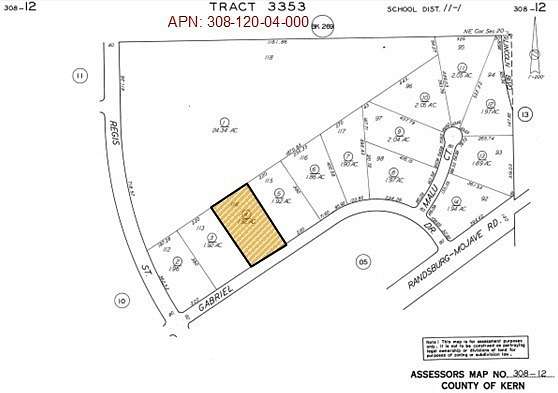 1.92 Acres of Residential Land for Sale in California City, California