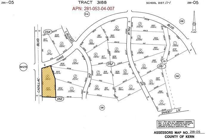 1.96 Acres of Residential Land for Sale in California City, California