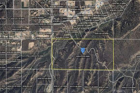 80 Acres of Recreational Land for Sale in Phelan, California