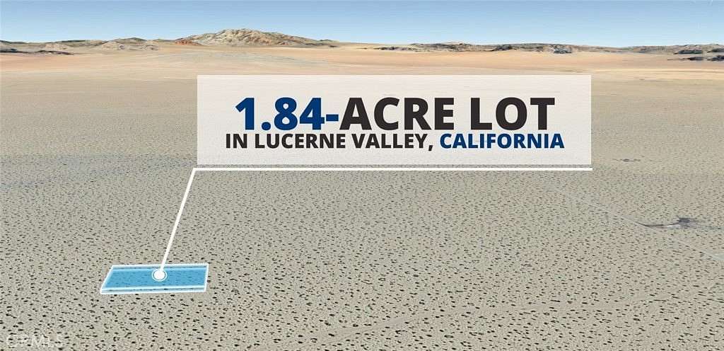 1.84 Acres of Land for Sale in Lucerne Valley, California