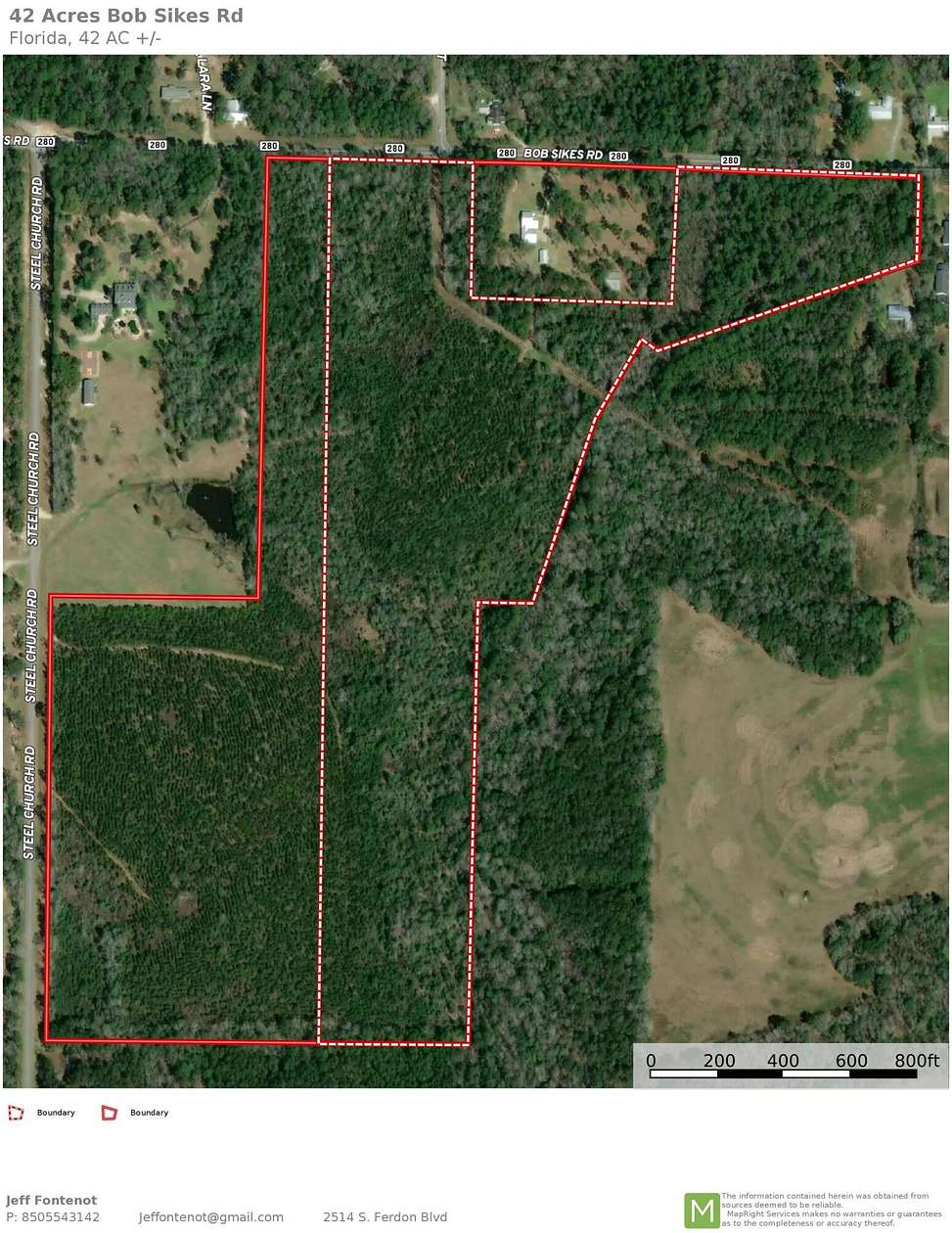 37 Acres of Land for Sale in DeFuniak Springs, Florida