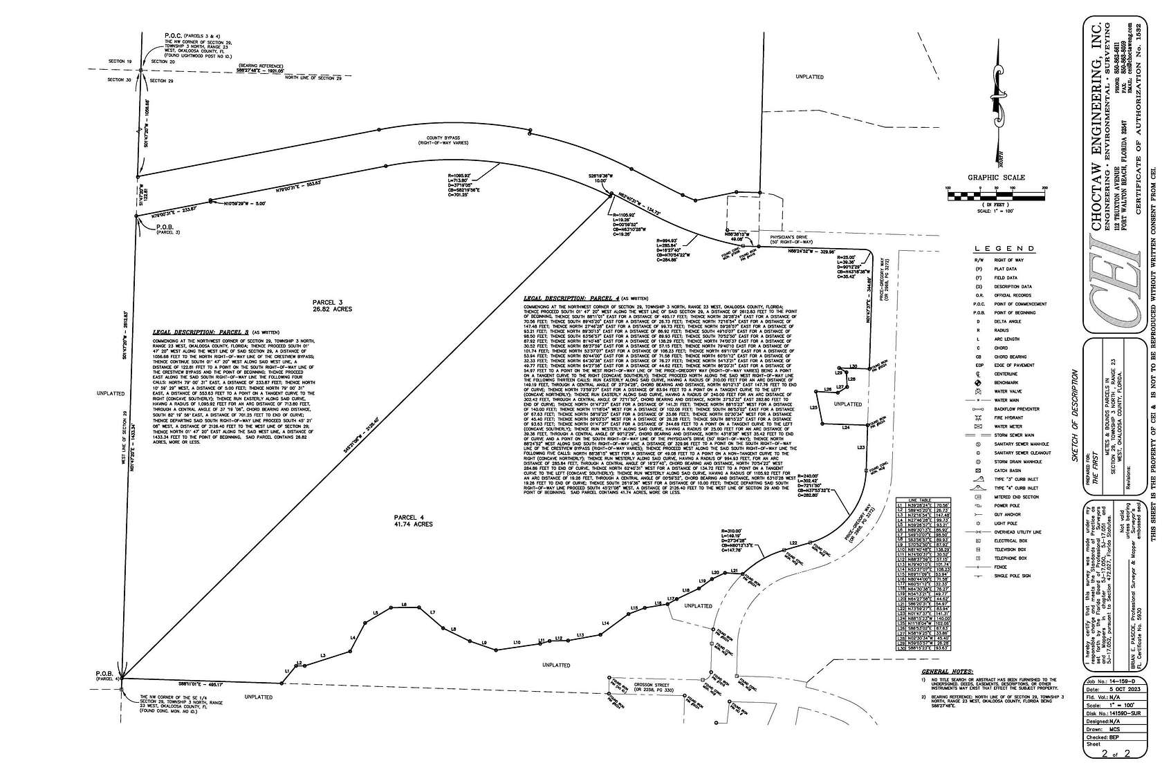 26.82 Acres of Commercial Land for Sale in Crestview, Florida