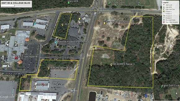 1.35 Acres of Commercial Land for Lease in Niceville, Florida