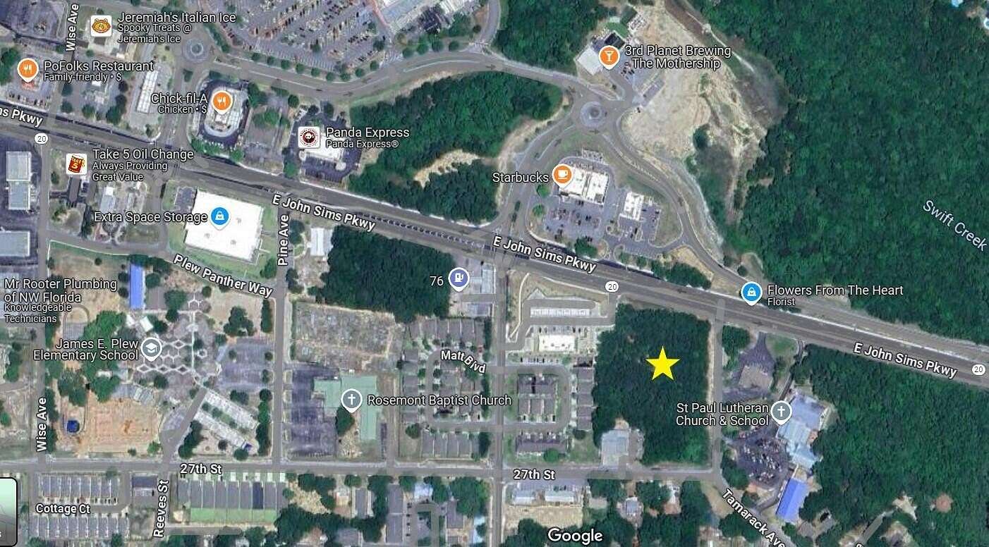 3.47 Acres of Mixed-Use Land for Lease in Niceville, Florida