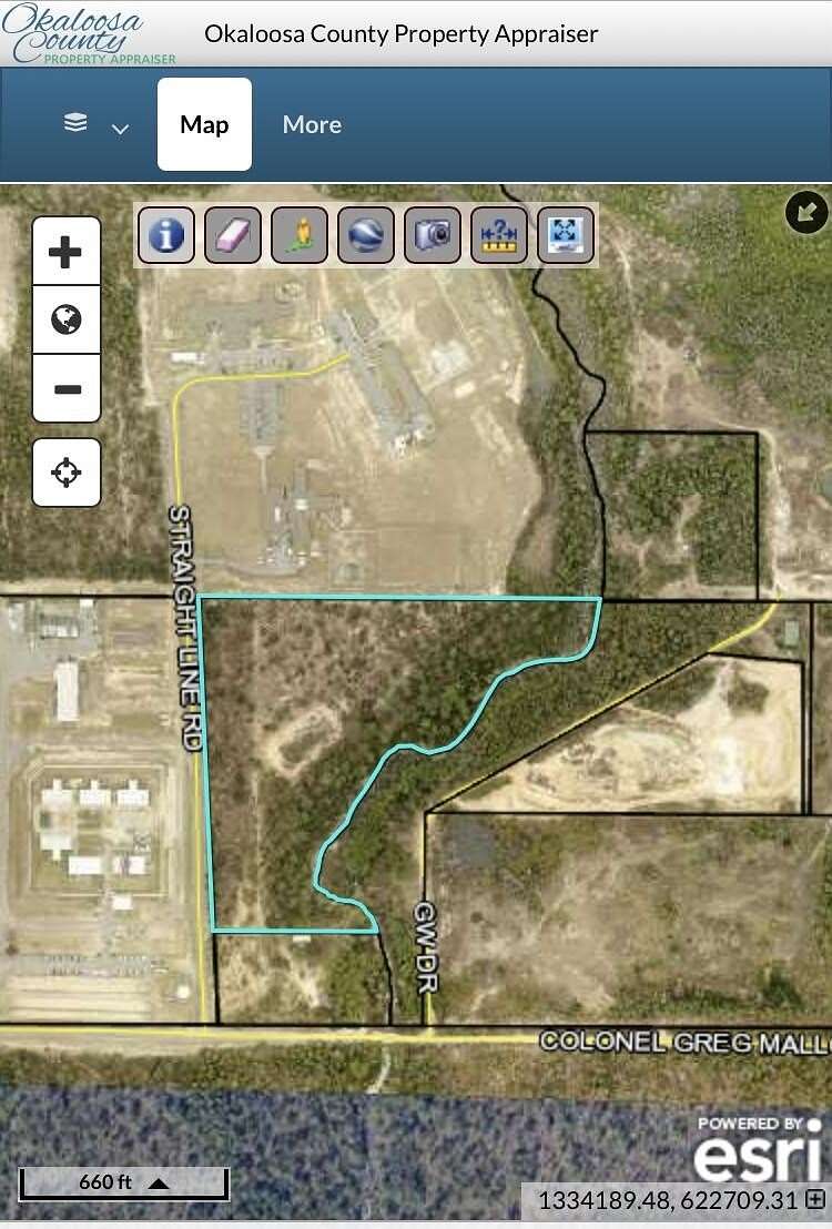 16.6 Acres of Land for Sale in Crestview, Florida