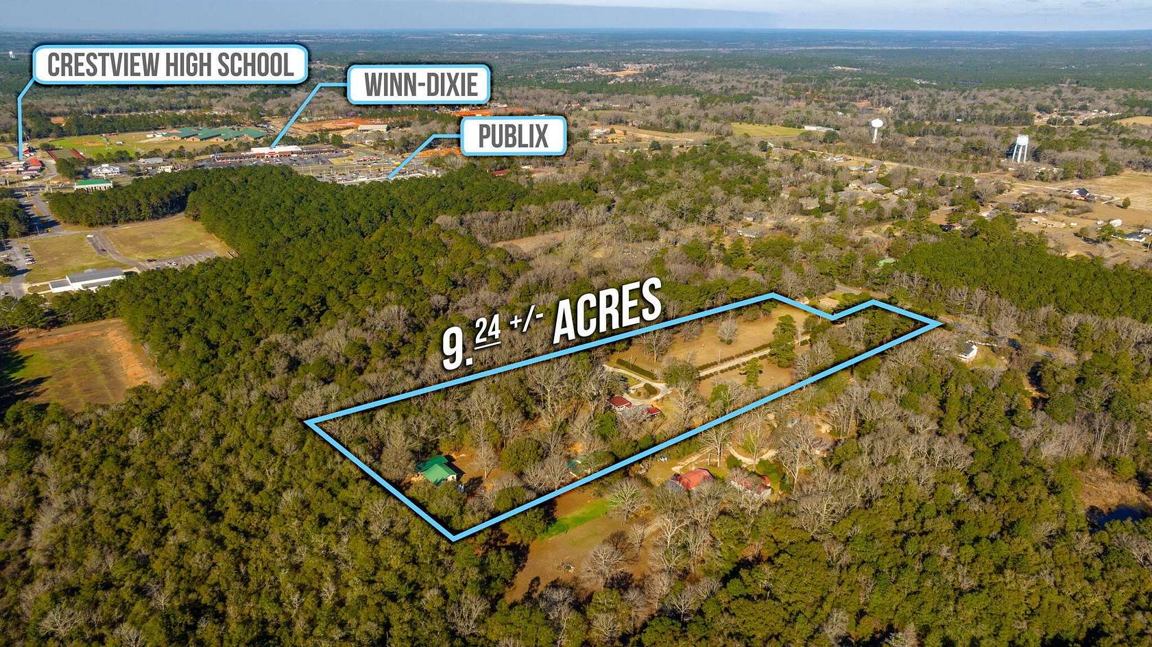 9.24 Acres of Residential Land for Sale in Crestview, Florida