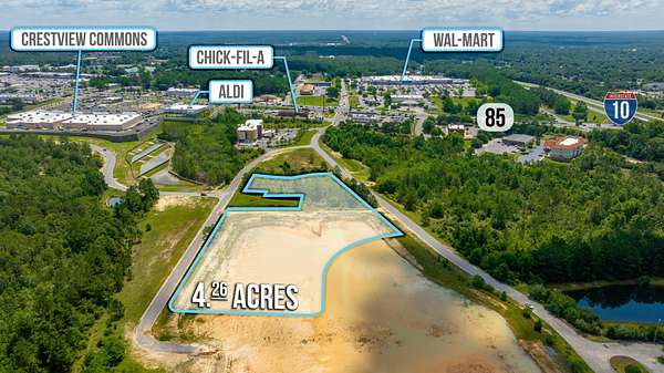 4.26 Acres of Mixed-Use Land for Sale in Crestview, Florida