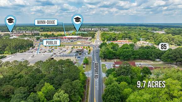 9.7 Acres of Mixed-Use Land for Sale in Crestview, Florida