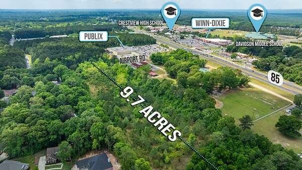 9.7 Acres of Mixed-Use Land for Sale in Crestview, Florida