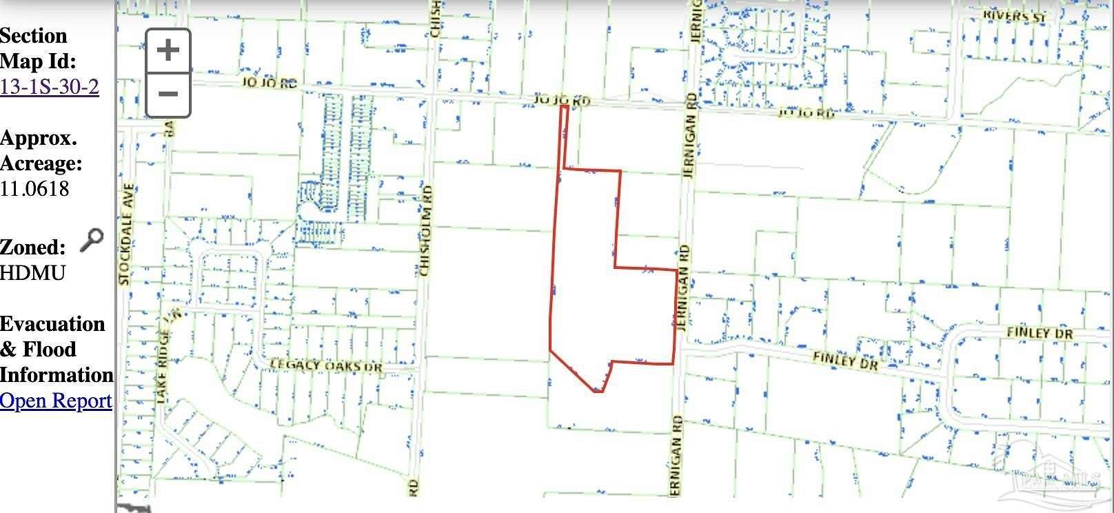 11 Acres of Mixed-Use Land for Sale in Pensacola, Florida