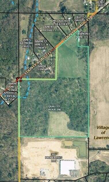 44.4 Acres of Land for Sale in Lawrence, Michigan