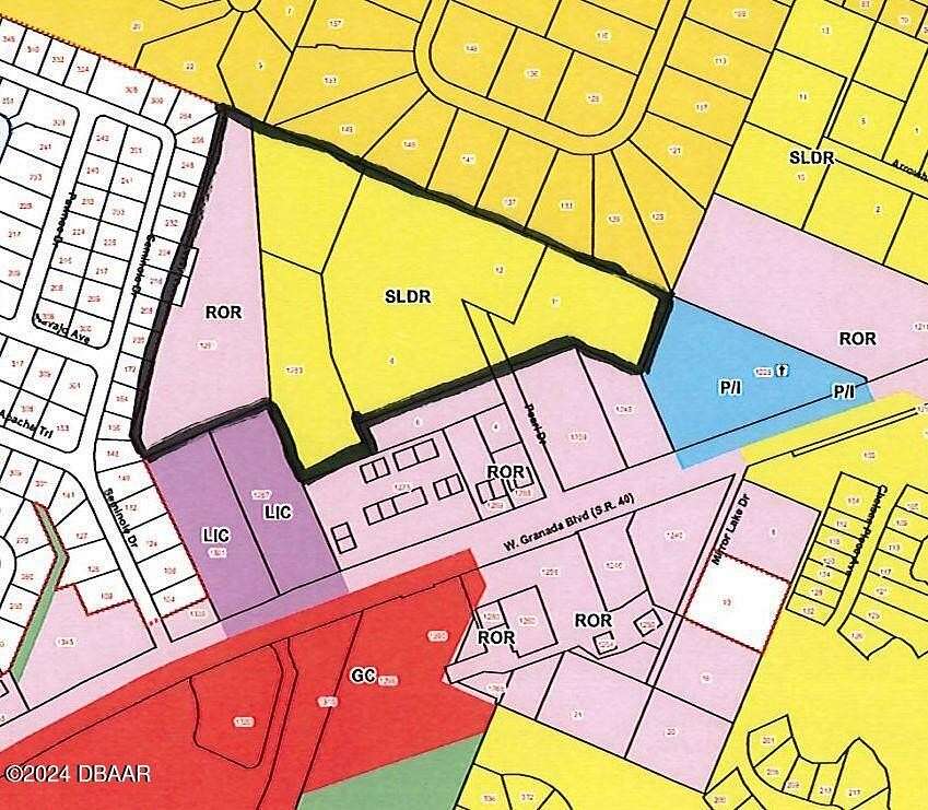 7.22 Acres of Residential Land for Sale in Ormond Beach, Florida