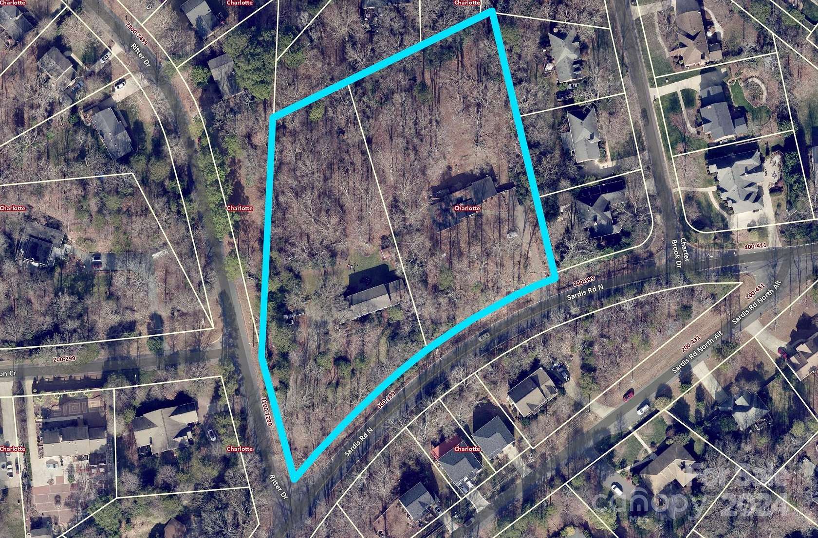 2.867 Acres of Residential Land for Sale in Charlotte, North Carolina