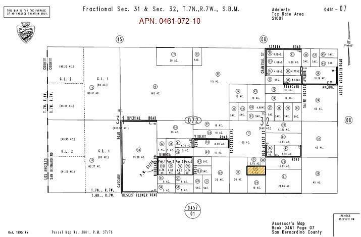 5 Acres of Land for Sale in El Mirage, California