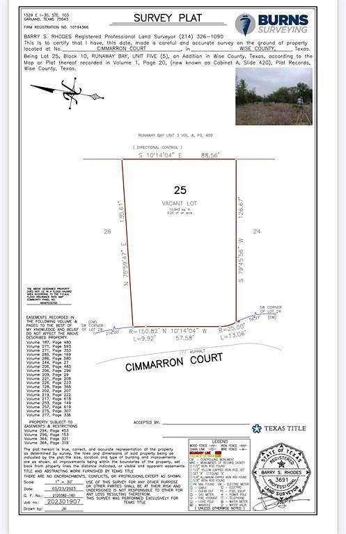 0.241 Acres of Residential Land for Sale in Runaway Bay, Texas