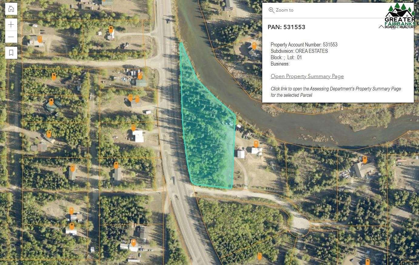 2.412 Acres of Residential Land for Sale in North Pole, Alaska