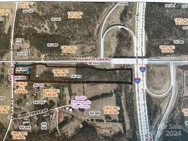 10.32 Acres of Mixed-Use Land for Sale in China Grove, North Carolina