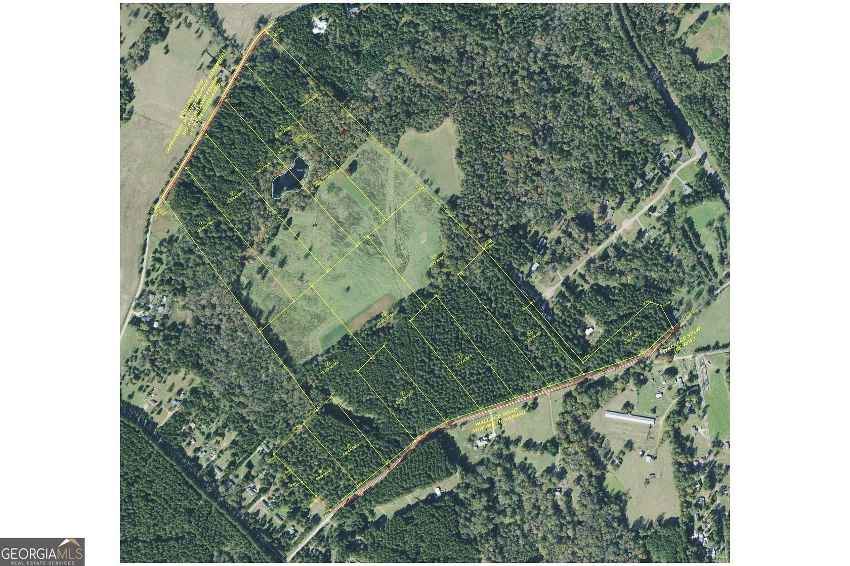 6.678 Acres of Residential Land with Home for Sale in Madison, Georgia