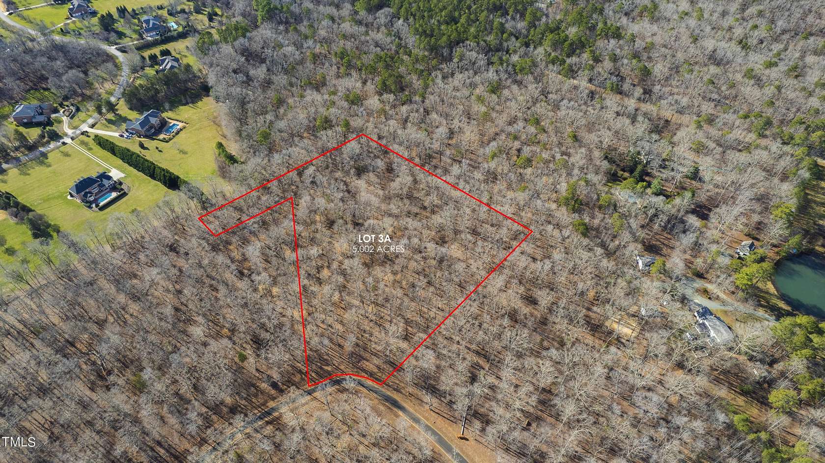 5 Acres of Residential Land with Home for Sale in Chapel Hill, North Carolina
